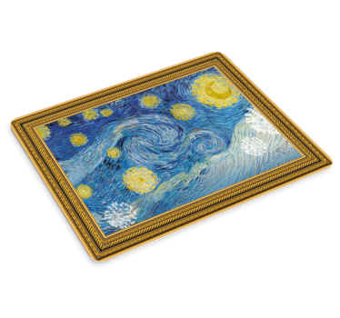 Tapis de souris ciel étoilé impressionnisme - TenStickers
