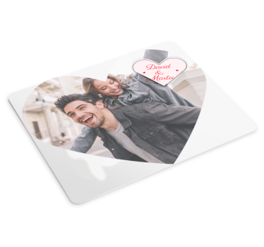 Tapis de souris personnalisé nom Saint-Valentin - TenStickers