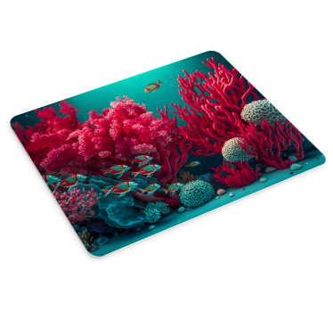 Tapis de souris original récif de corail magenta - TenStickers