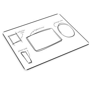 Tapis de souris gamer espace de jeu - TenStickers