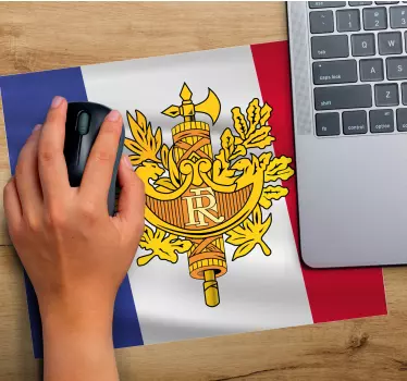 Tapis de souris armoiries République Française - TenStickers