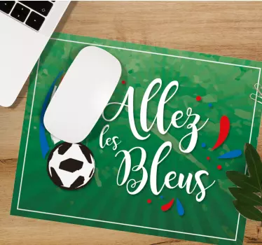 Tapis de souris Allez les bleus - TenStickers