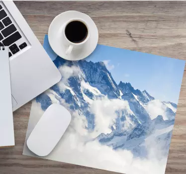 Tapis de souris Alpes paysage - TenStickers