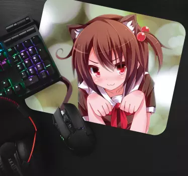 Tapis de souris animé au design de personnage mignon - TenStickers