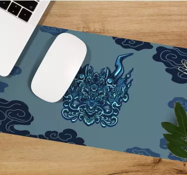 Tapis de souris animé dragon motif illustration - TenStickers