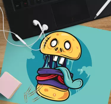 Tapis de souris animé figurine de crâne animée - TenStickers