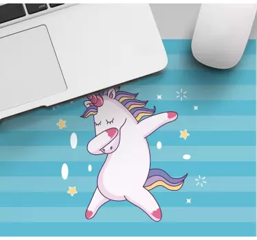 Tapis de souris animé licorne dansante - TenStickers