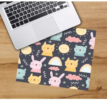Tapis de souris animé motif animal mignon - TenStickers