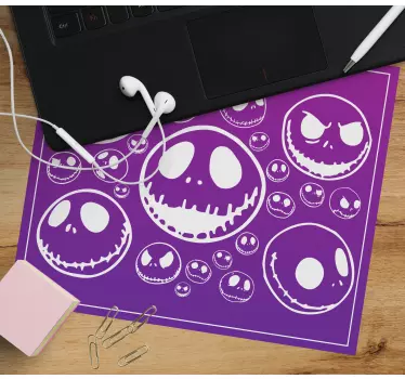 Tapis de souris animé motifs de crânes ludiques - TenStickers