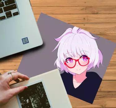 Tapis de souris animé personnage anime charmant - TenStickers