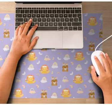 Tapis de souris animé personnages animaux mignons - TenStickers