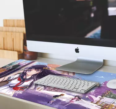 Tapis de souris animé scène de personnage anime - TenStickers