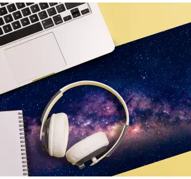 Tapis de souris carte du monde design ciel cosmique - TenStickers