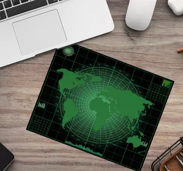 Tapis de souris carte du monde projection élégante - TenStickers