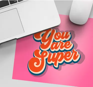 Tapis de souris citation affirmation positive - TenStickers