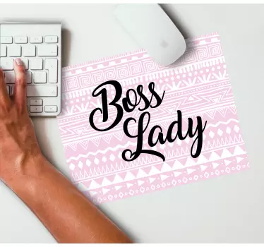 Tapis de souris citation femme d'inspiration - TenStickers