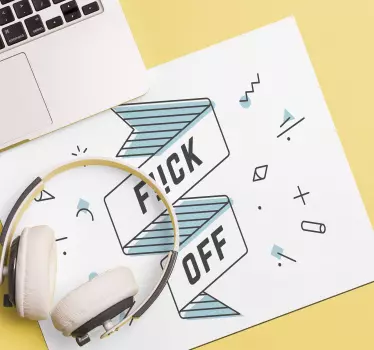 Tapis de souris citation message percutant - TenStickers