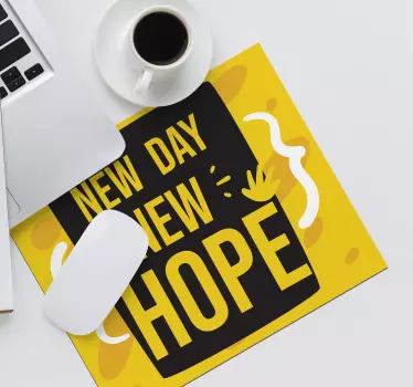 Tapis de souris citation œuvre inspirante - TenStickers