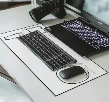 Tapis de souris gamer espace de jeu - TenStickers