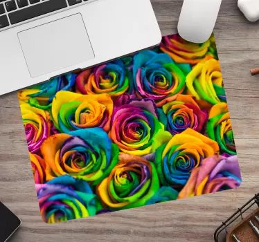 Tapis de souris design très multicolore - TenStickers