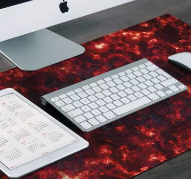 XXL Tapis de souris gaming motif lave - TenStickers