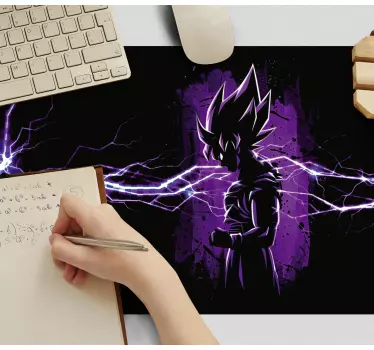 XXL tapis de souris fan anime Goku super saiyan - TenStickers