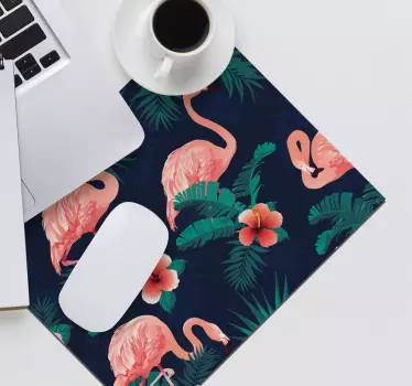 Tapis de souris Flamants roses - TenStickers