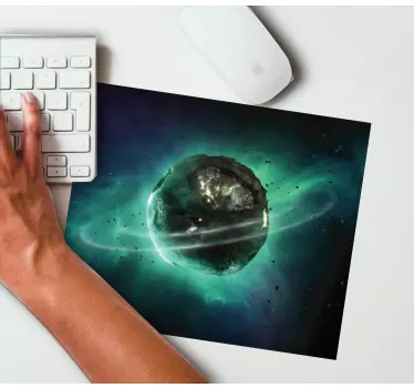 Tapis de souris gamer aura de planète mystique - TenStickers
