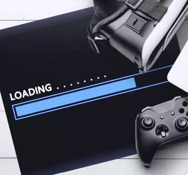 Tapis de souris gamer barre de progression chargement - TenStickers