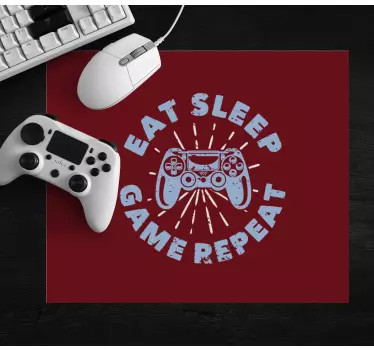 Tapis de souris gamer citation sur le style de vie gamer - TenStickers