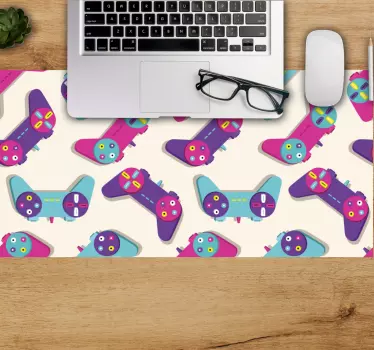 Tapis de souris gamer manettes de jeu vibrantes - TenStickers