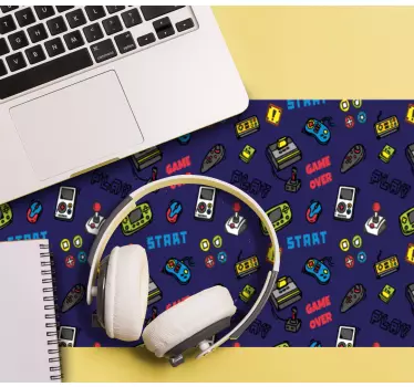Tapis de souris gamer motif joystick ludique - TenStickers