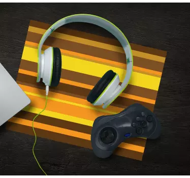 Tapis de souris gamer motif rayé audacieux - TenStickers