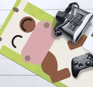 Tapis de souris gamer personnage animal mignon - TenStickers