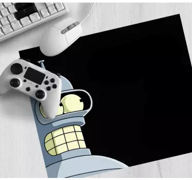 Tapis de souris gamer portrait de personnage robot - TenStickers