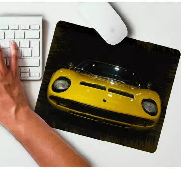 Tapis de souris gamer vue de face lamborghini - TenStickers