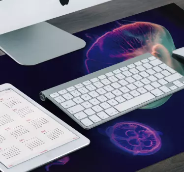 XXL Tapis de souris Méduses multicolores - TenStickers