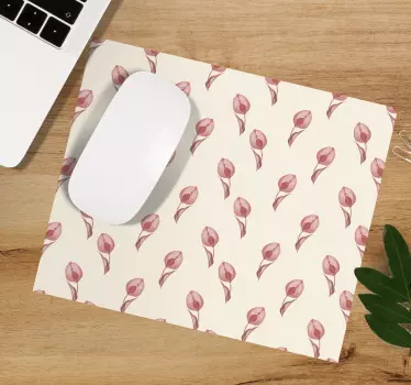 Tapis de souris motif accents floraux élégants - TenStickers