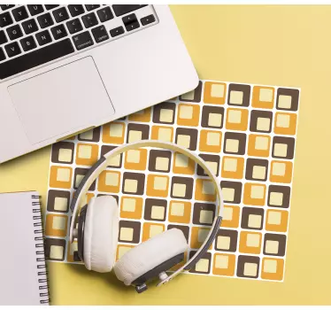 Tapis de souris motif agencement carré géométrique - TenStickers