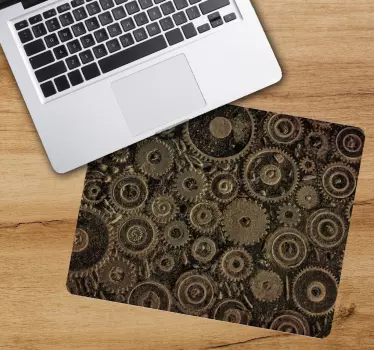 Tapis de souris motif agencement d'engrenages complexe - TenStickers