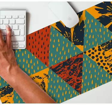 Tapis de souris motif arrangements géométriques colorés - TenStickers
