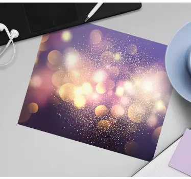 Tapis de souris motif bulles colorées scintillantes - TenStickers