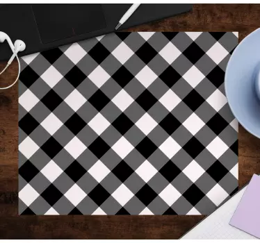 Tapis de souris motif carreaux classiques - TenStickers