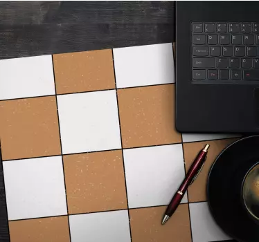 Tapis de souris motif carreaux vérifiés - TenStickers