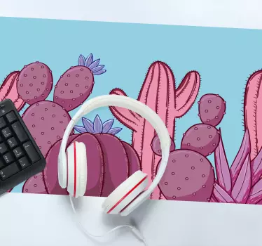 Tapis de souris original collection de cactus colorés - TenStickers