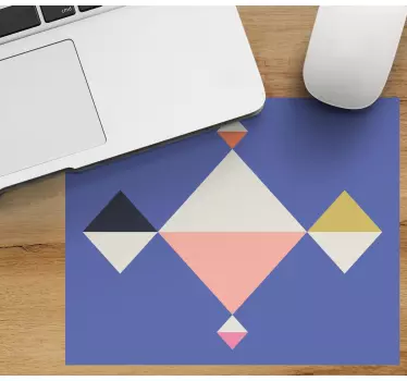 Tapis de souris motif composition colorée géométrique - TenStickers