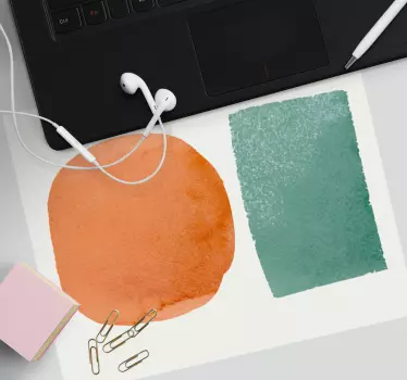 Tapis de souris motif compositions de formes abstraites - TenStickers