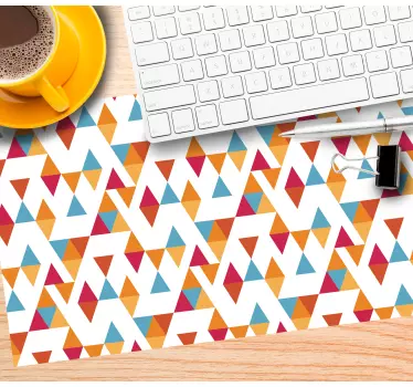 Tapis de souris motif configurations géométriques vives - TenStickers