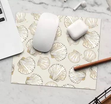 Tapis de souris motif coquille élégante - TenStickers