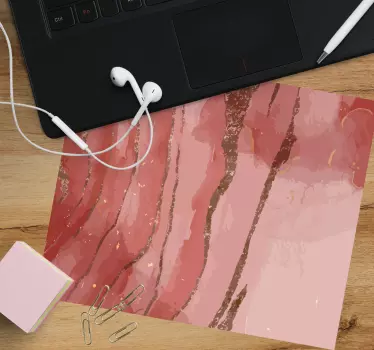 Tapis de souris motif courants de marbre gracieux - TenStickers